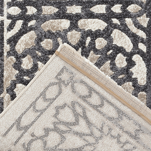 Fabian Damask Grey Rug