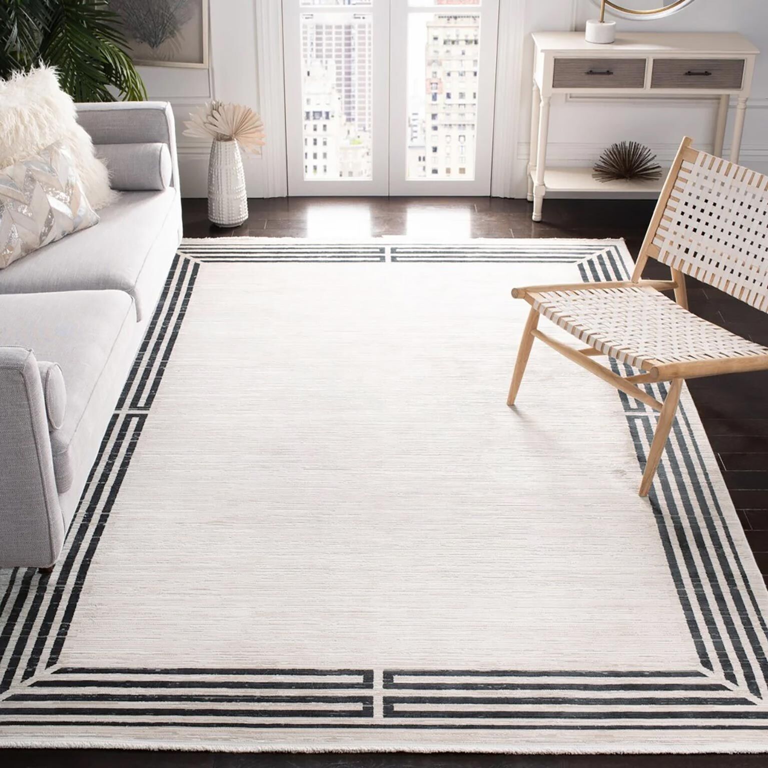 Fendi Plain Border Rug