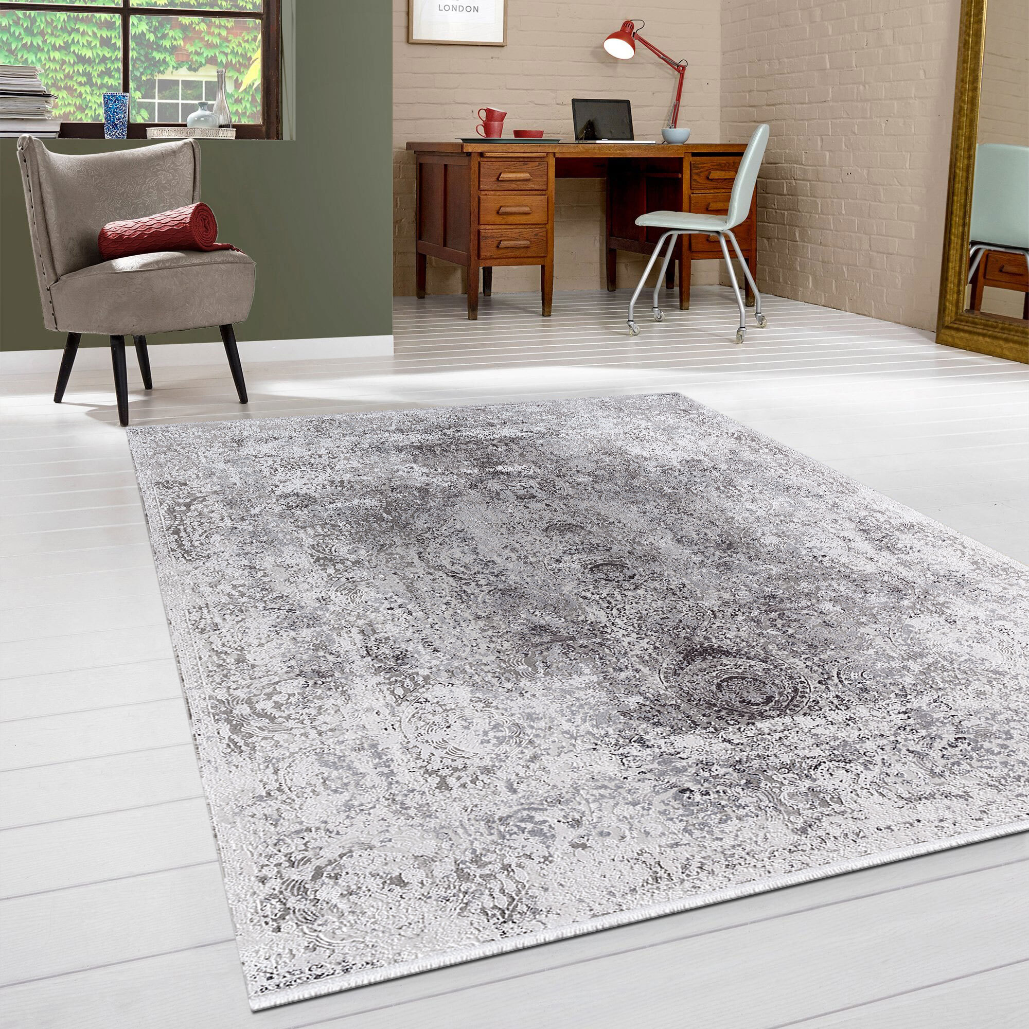 Fendi Medallion Rug Grey Rugs Free Shipping