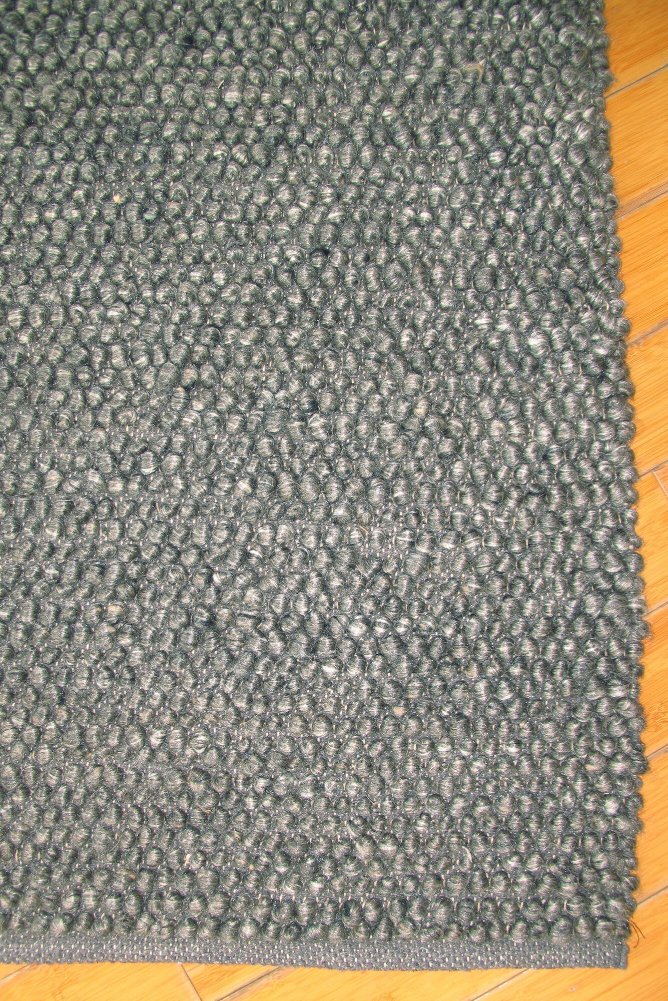 Faris Grey Hand Loomed Wool Rug