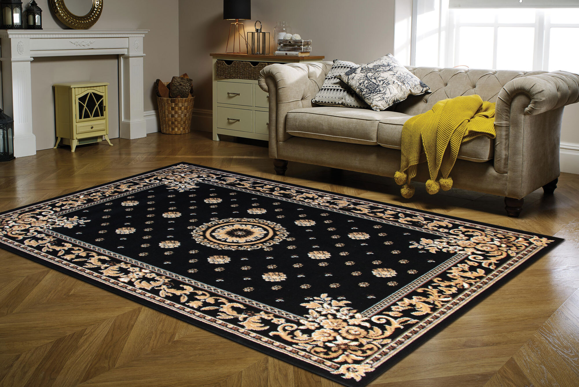 Gil Traditional Medallion Rug