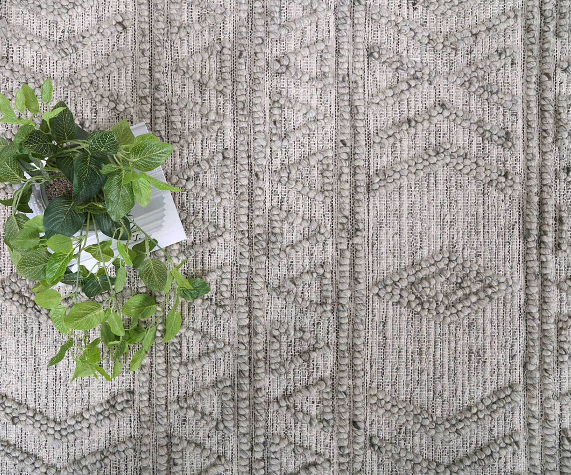 Hann Hand Woven Rug Grey Rugs Afterpay & Zippay