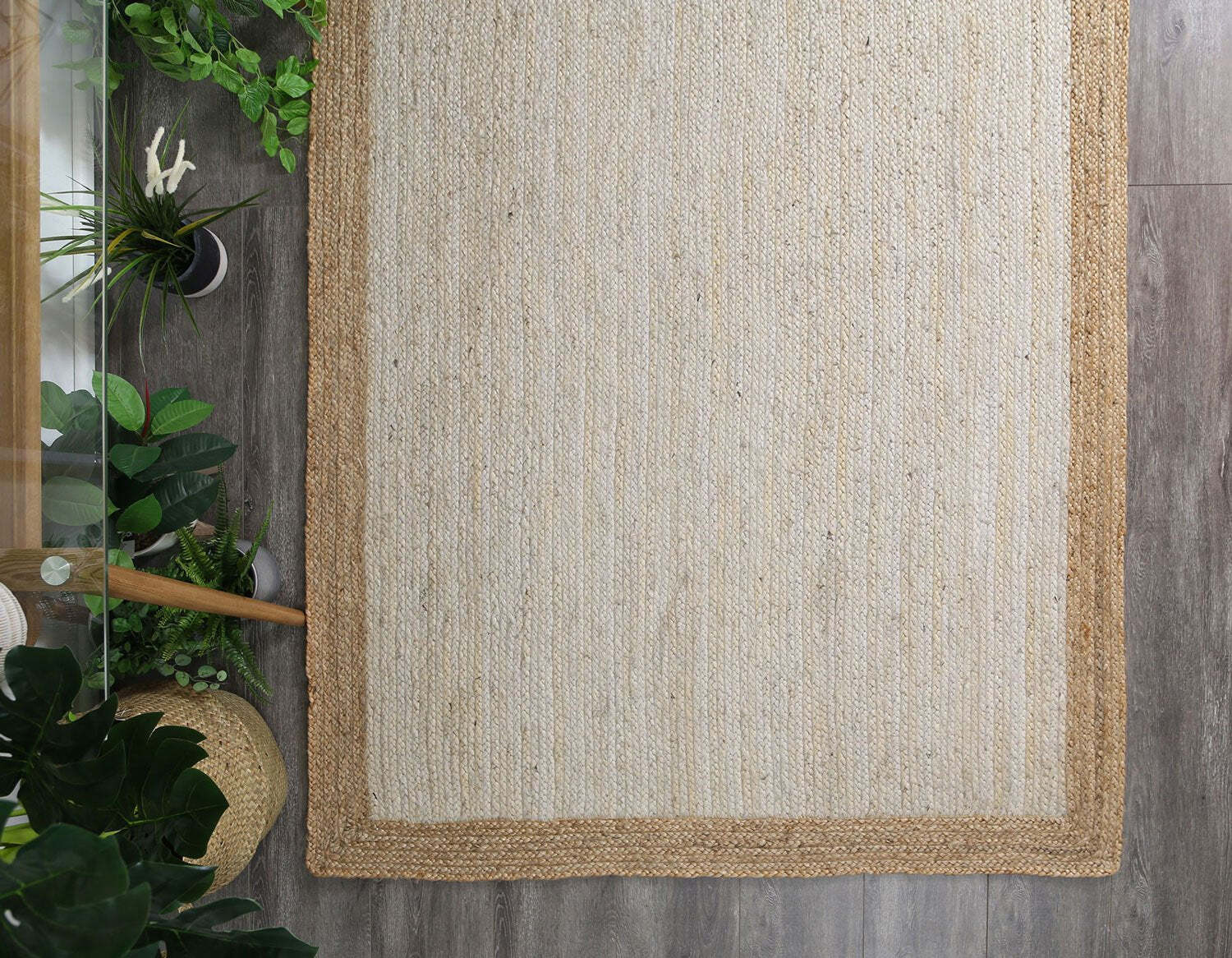 Harrold Ivory Woven Jute Rug