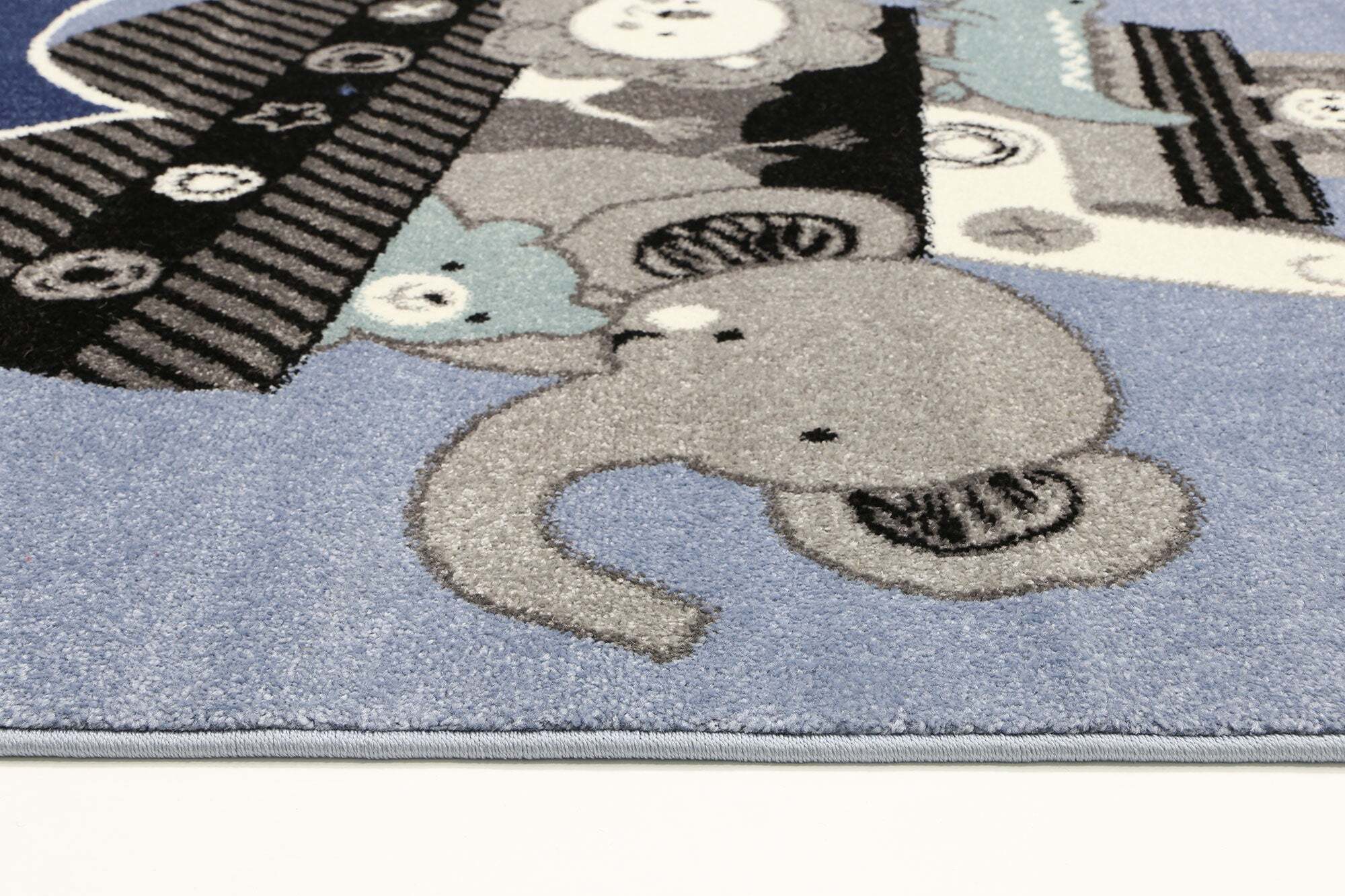 Hello Blue Ark & Animal Kids Rug