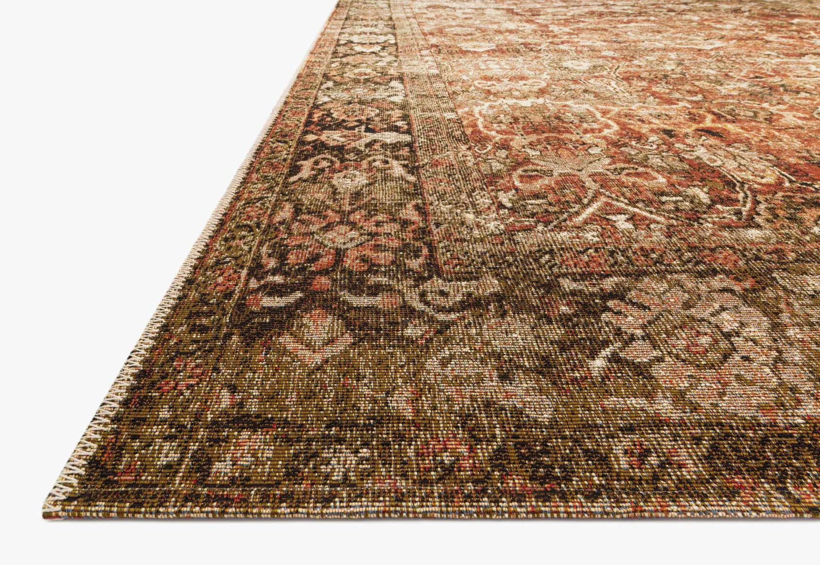 Heriz Floral Transitional Rug