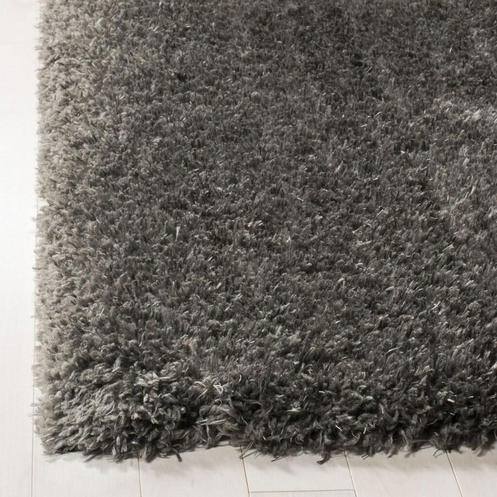 Havana Plain Grey Shaggy Rug