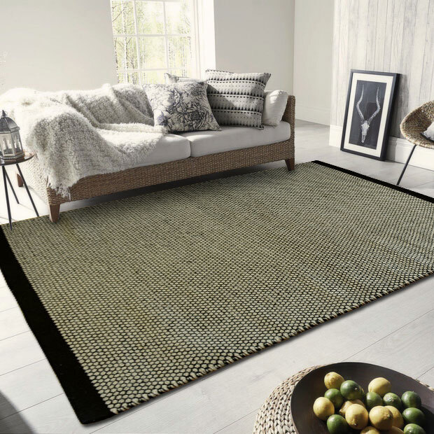 Harper Pebble Pattern Wool Rug