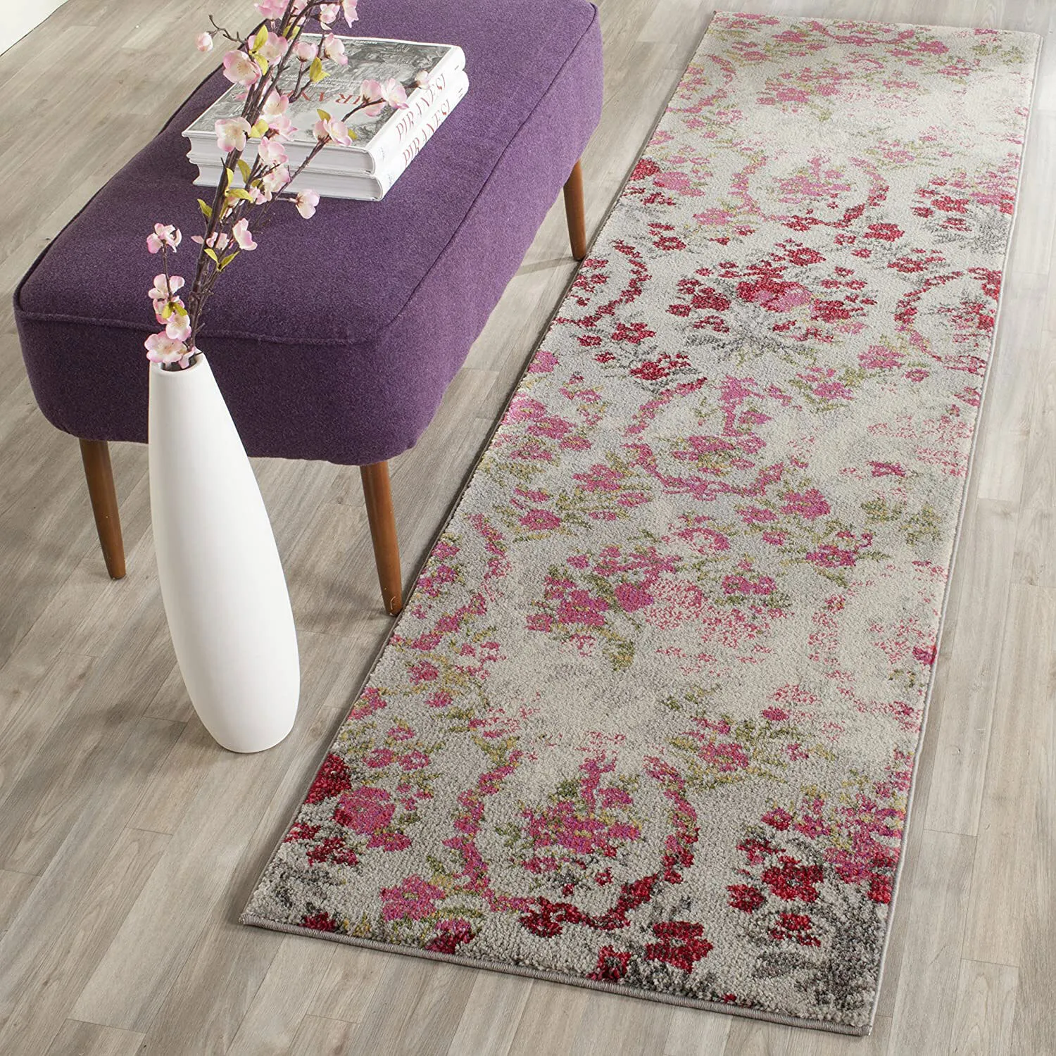 Kara Contemporary Floral Rug