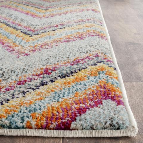 Kara Modern Chevron Striped Rug