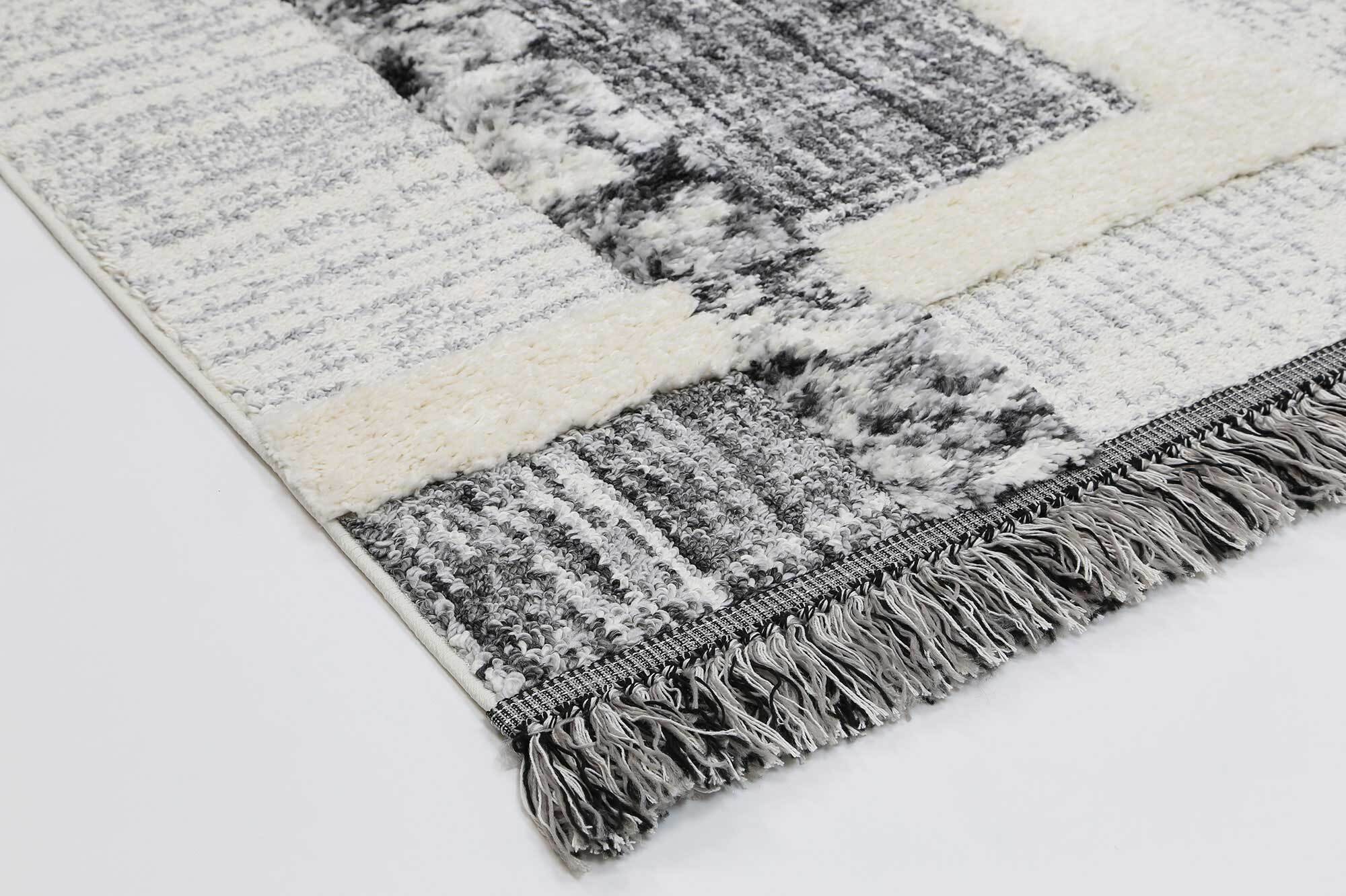 Large View Kevin Grey Moroccan Tribal Rug