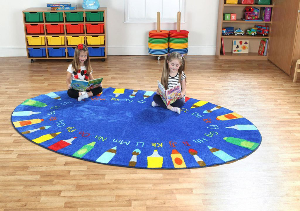 Kids Alphabet Pencil Rug