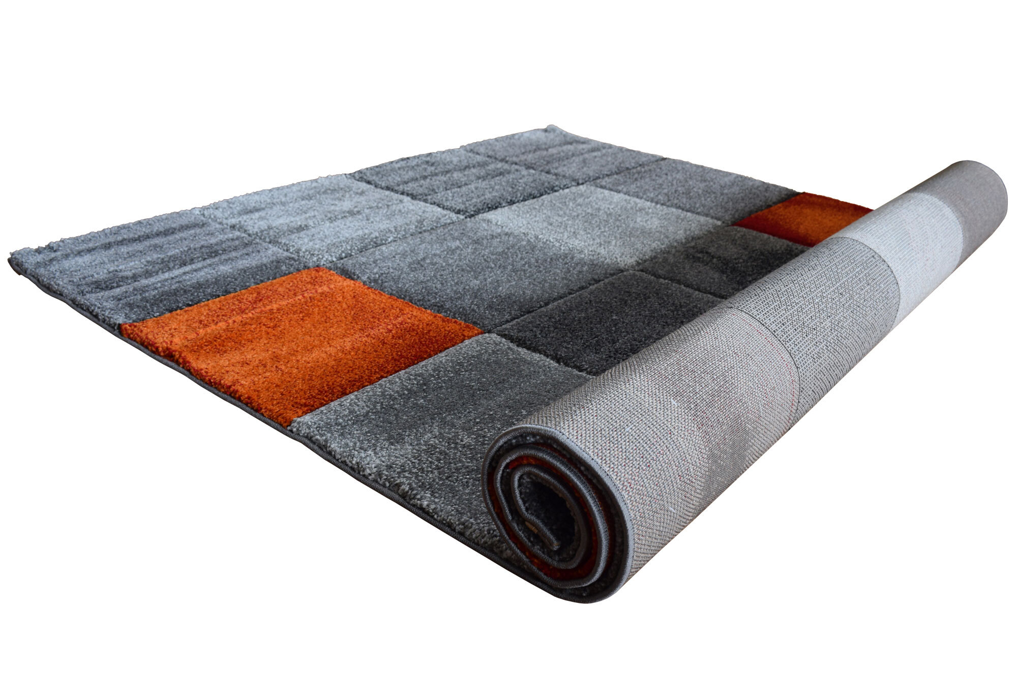 Large View Lucia Modern Square Pattern Rug