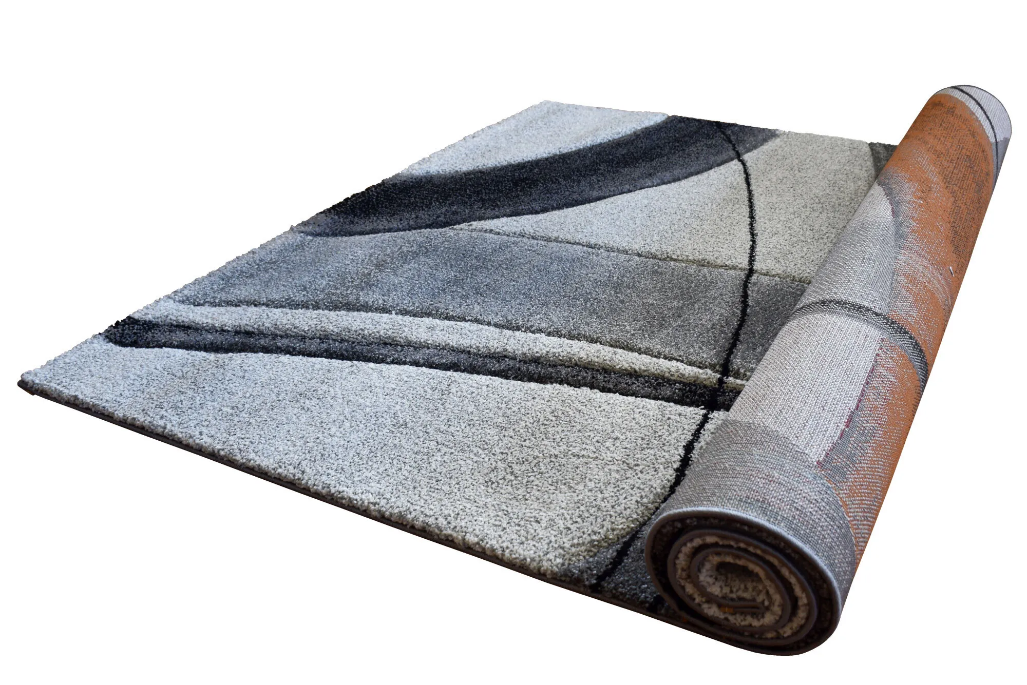 Lucia Orange Modern Abstract Rug