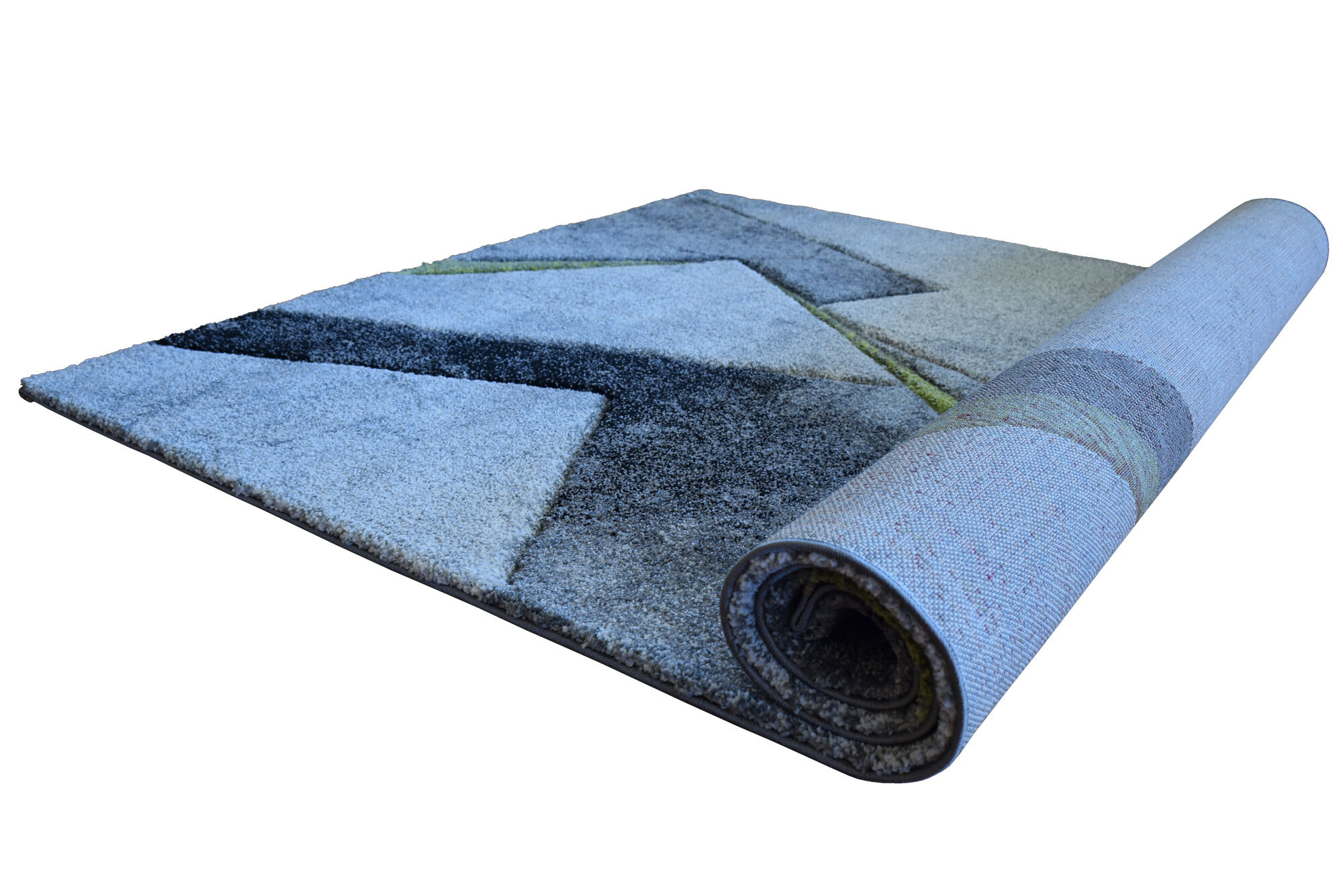 Large View Lucia Green Modern Abstract Rug