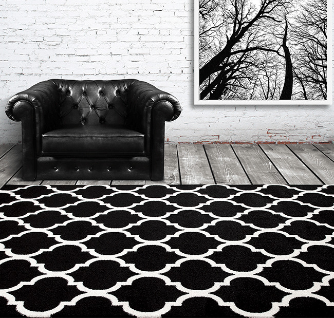 Large View Lilly Modern Trellis Rug(Size 230 x 160cm)