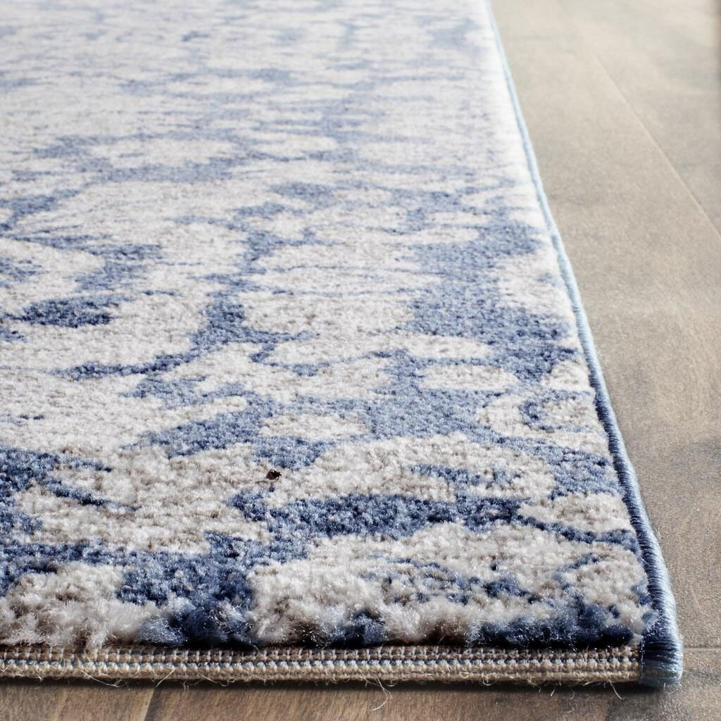 Large View London Classic Blue Floral Rug