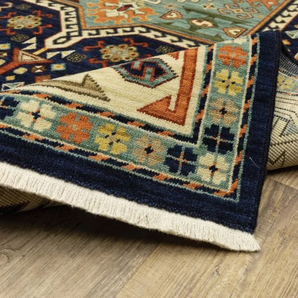 Large View Leah Classic Medallion Wool Rug