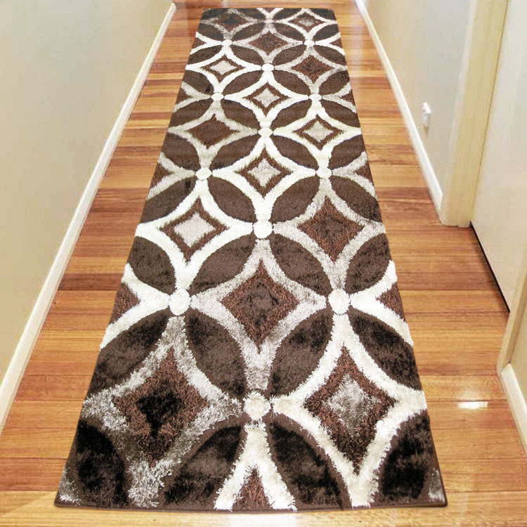 Large View Logan Modern Brown Shaggy Rug