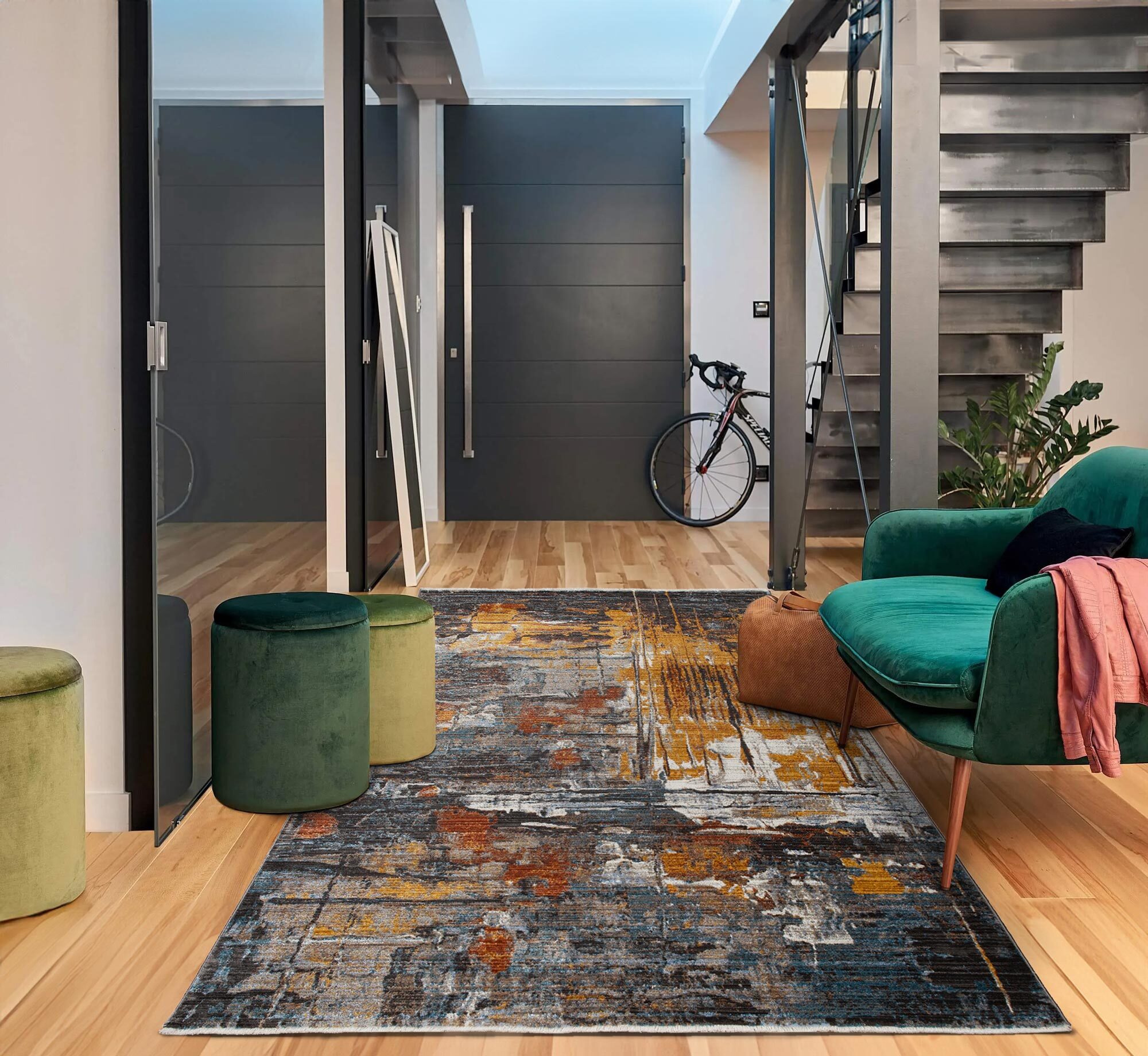 Large View Lukas Modern Abstract Rug