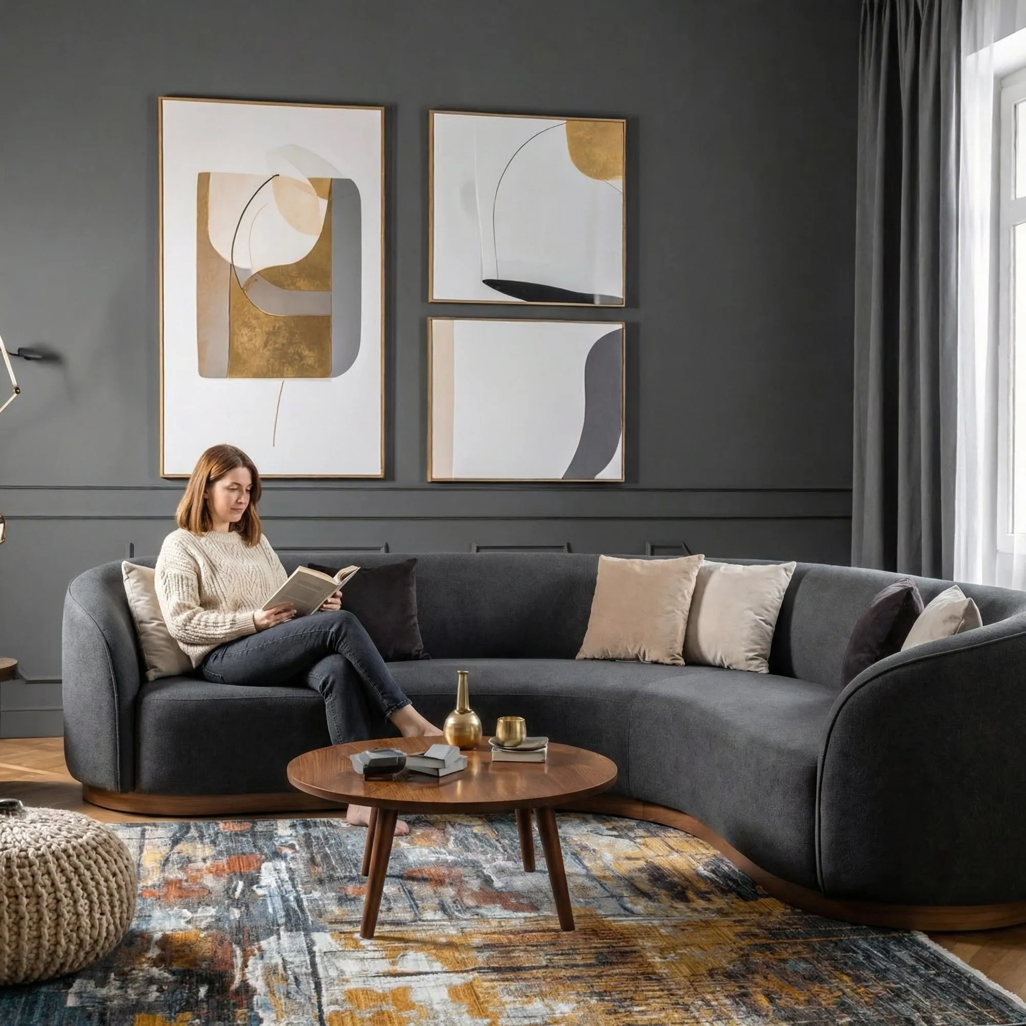 Lukas Modern Abstract Rug