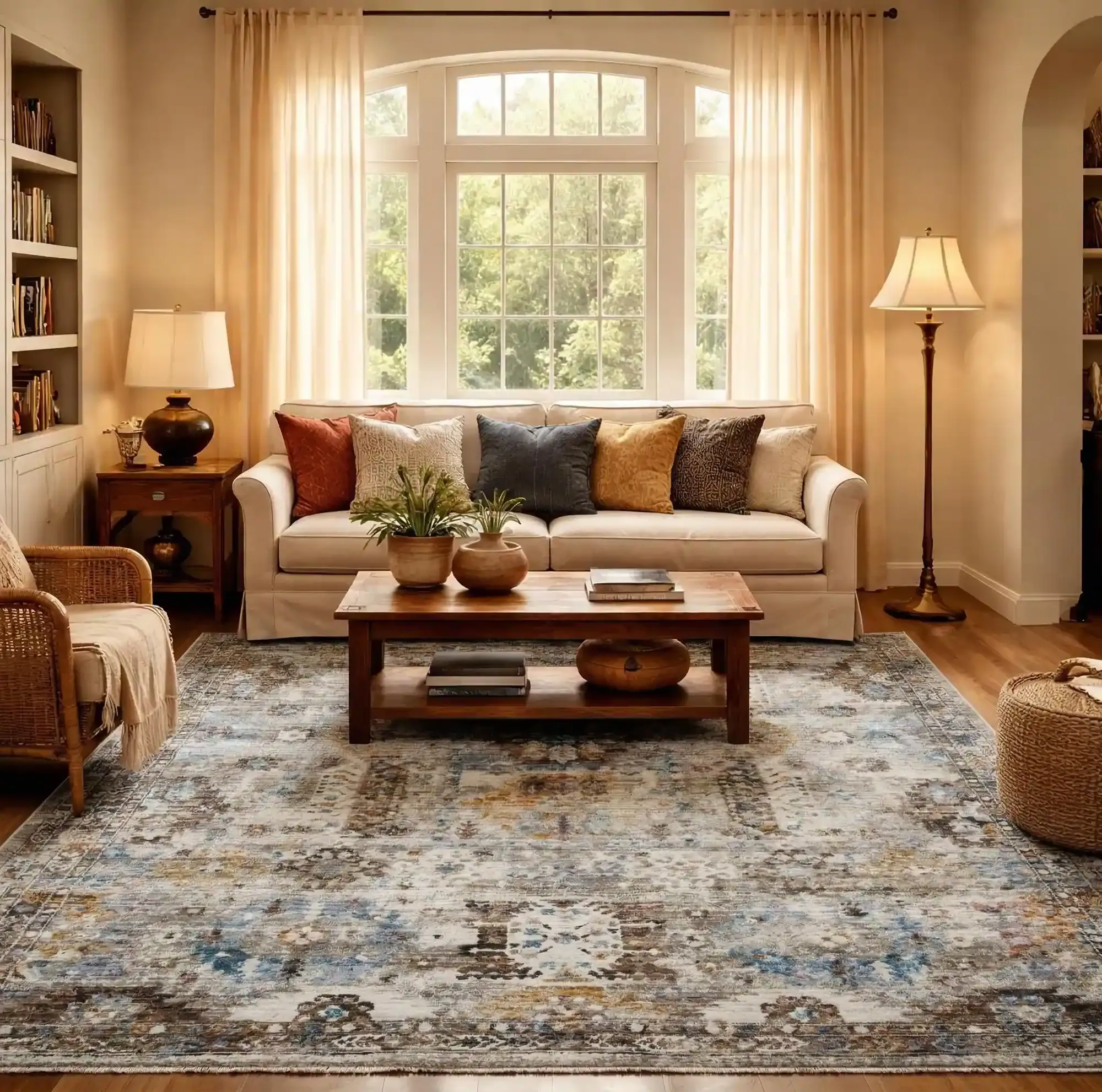 Lukas Traditional Medallion Rug