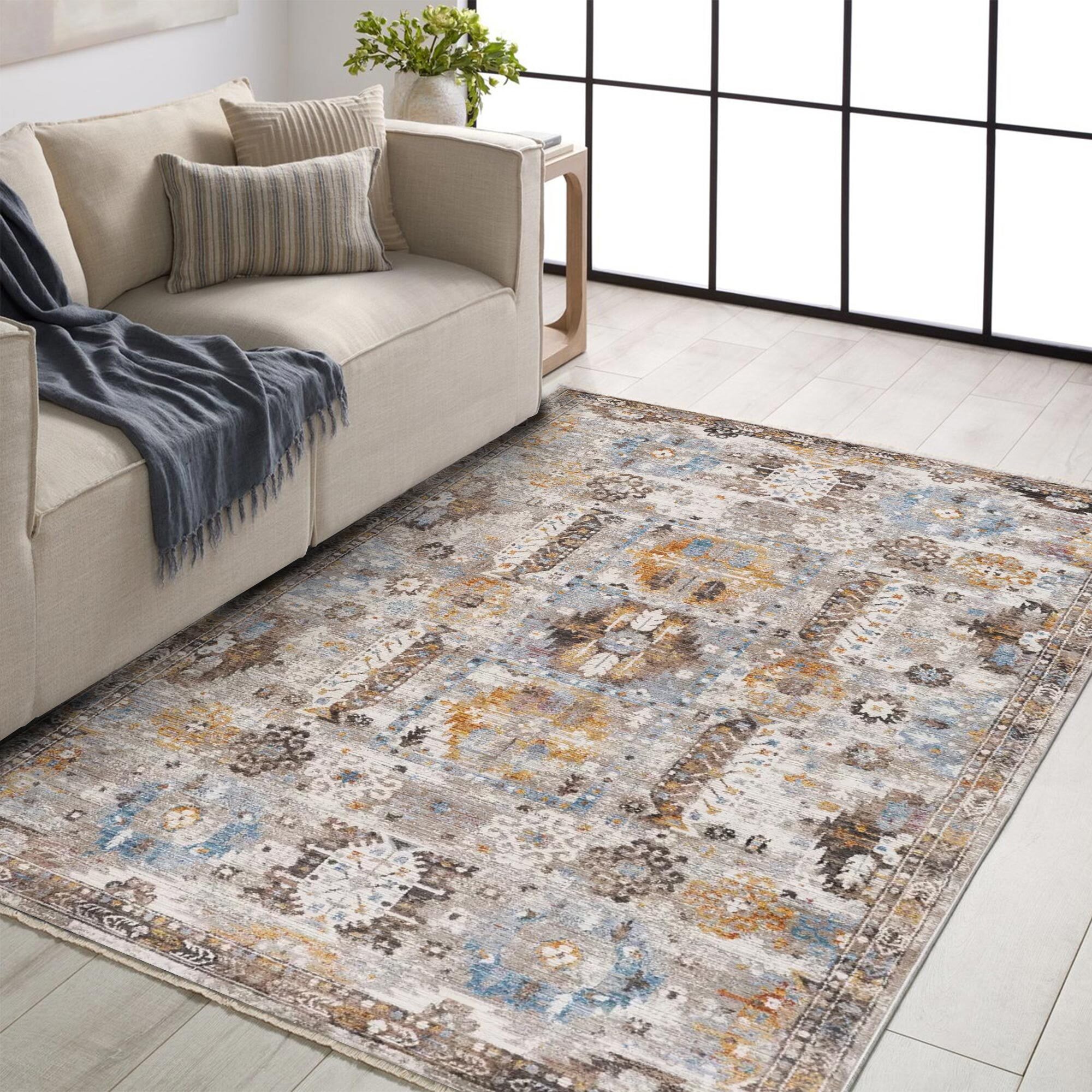 Large View Lukas Traditional Medallion Rug