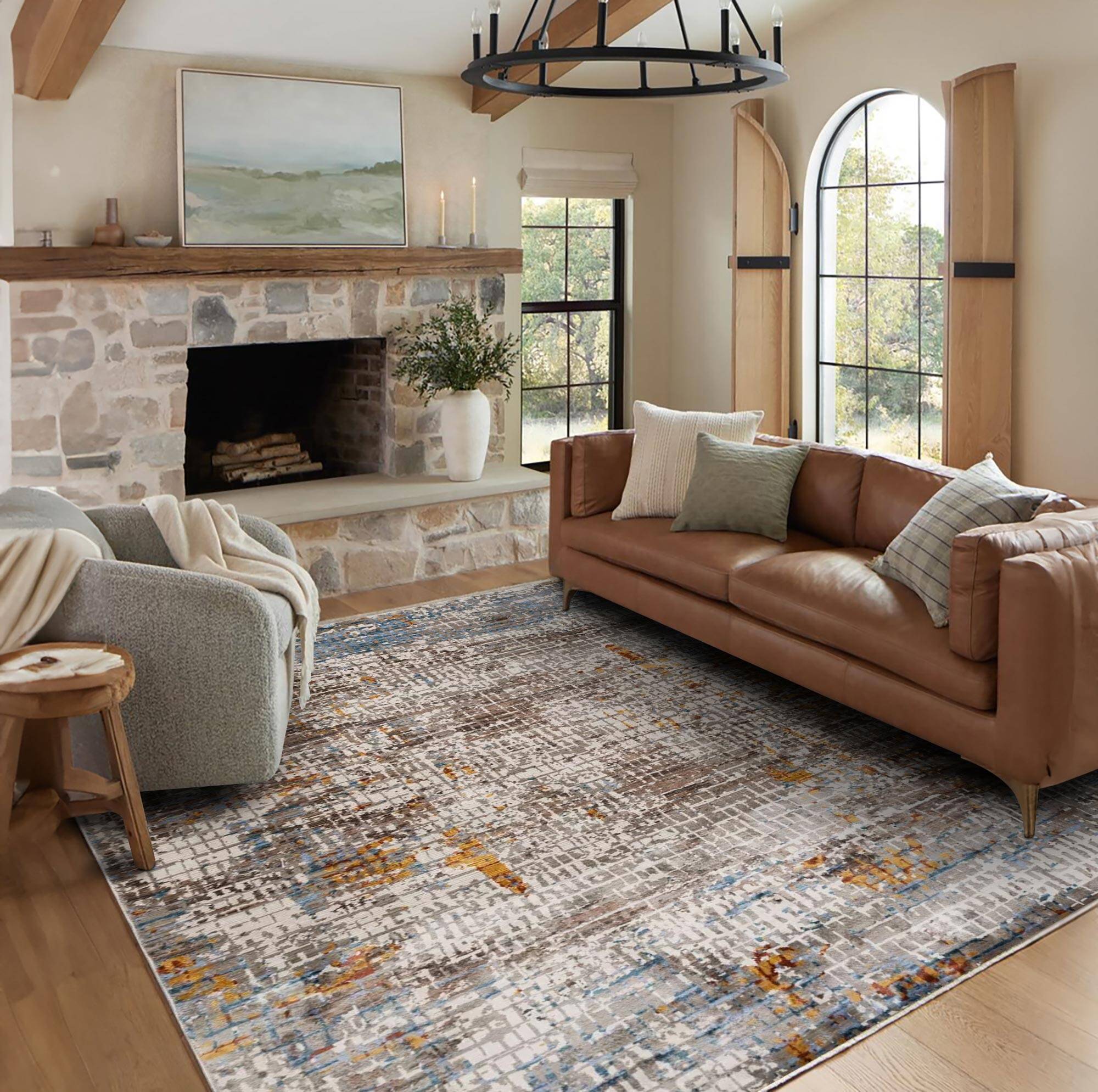 Large View Lukas Contemporary Rug