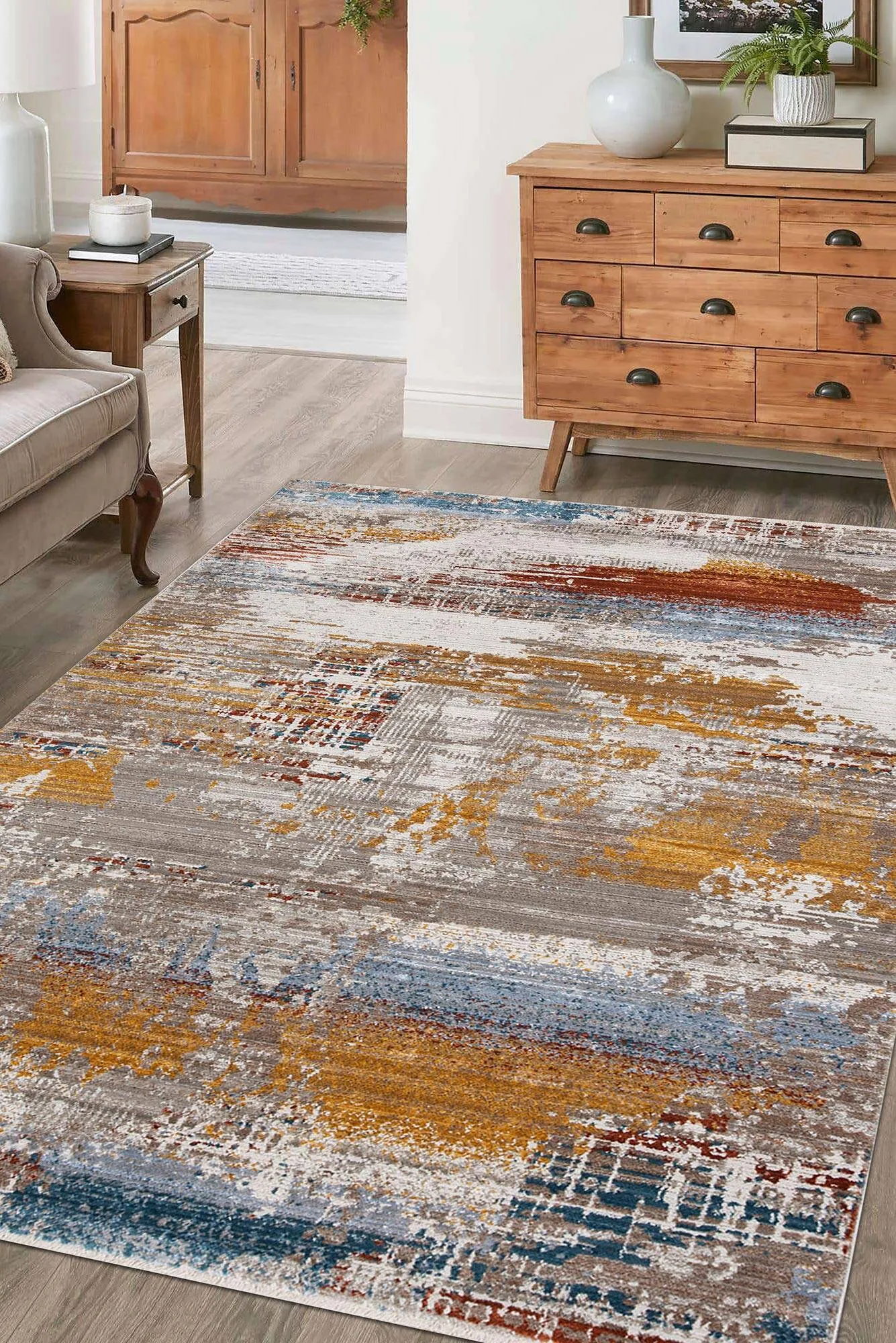 Large View Lukas Modern Abstract Rug
