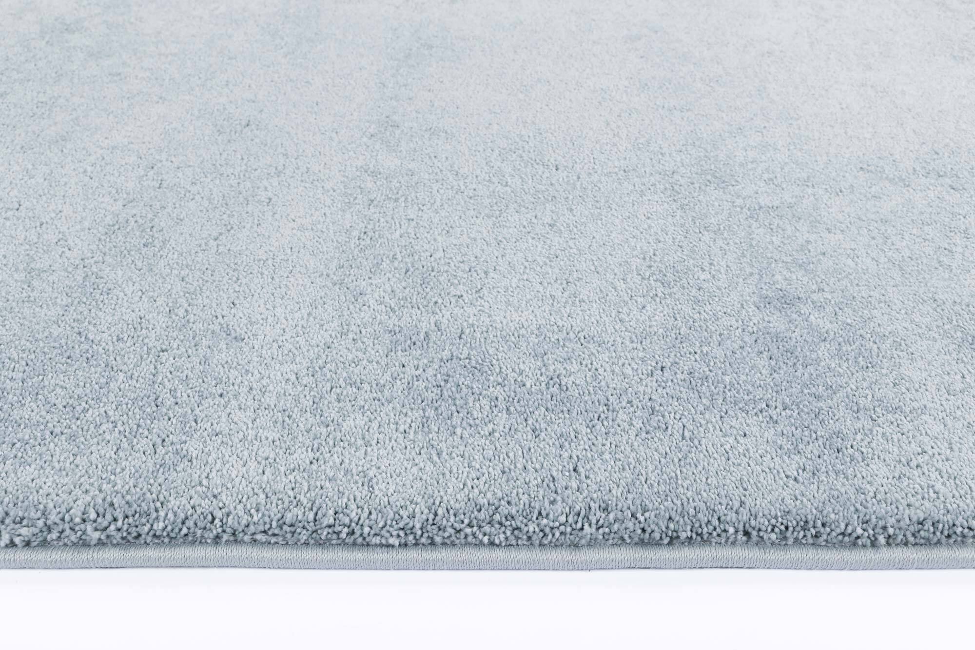 Large View Macey Plain Teal Plush Rug