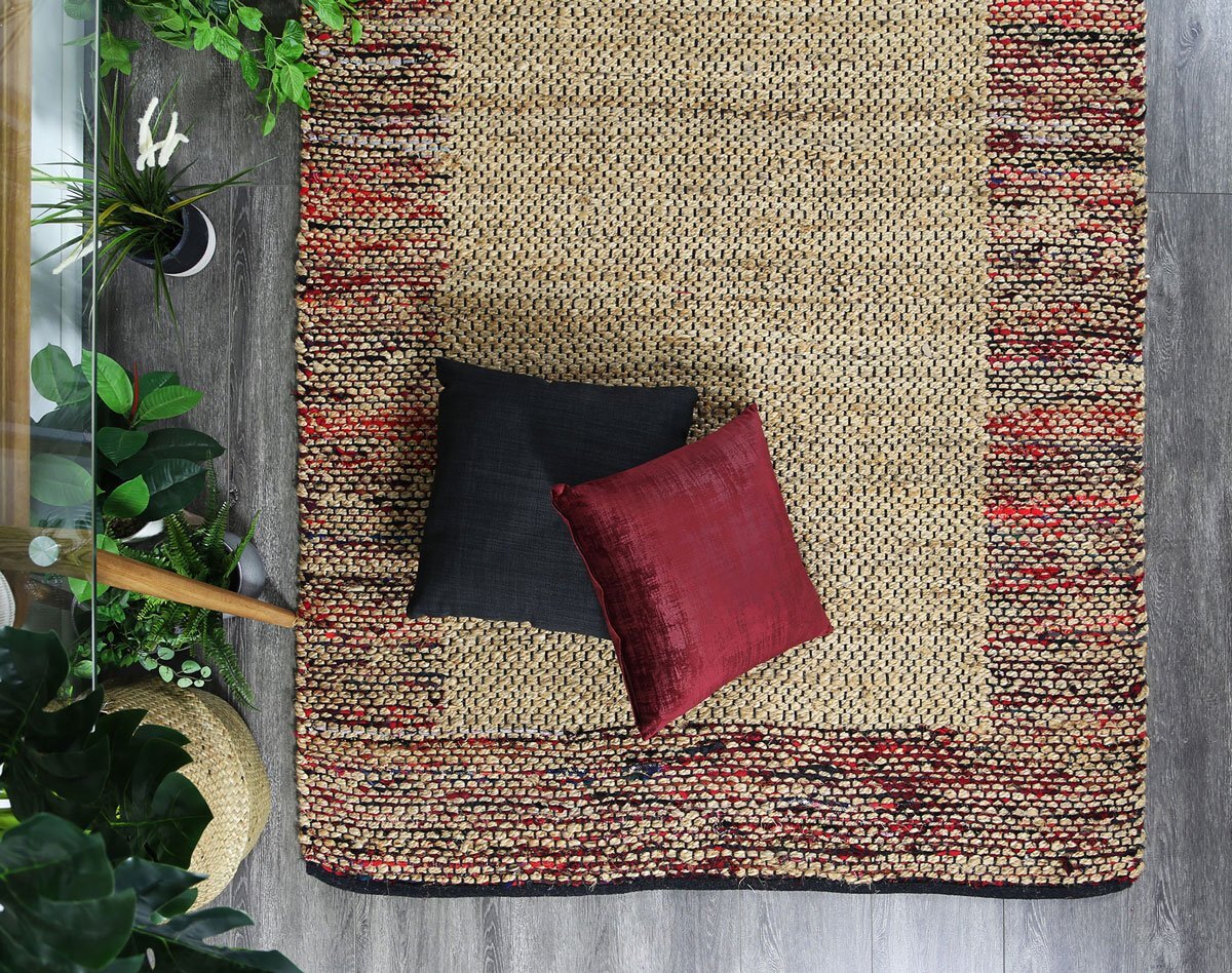 Large View Massimo Hand Woven Border Rug