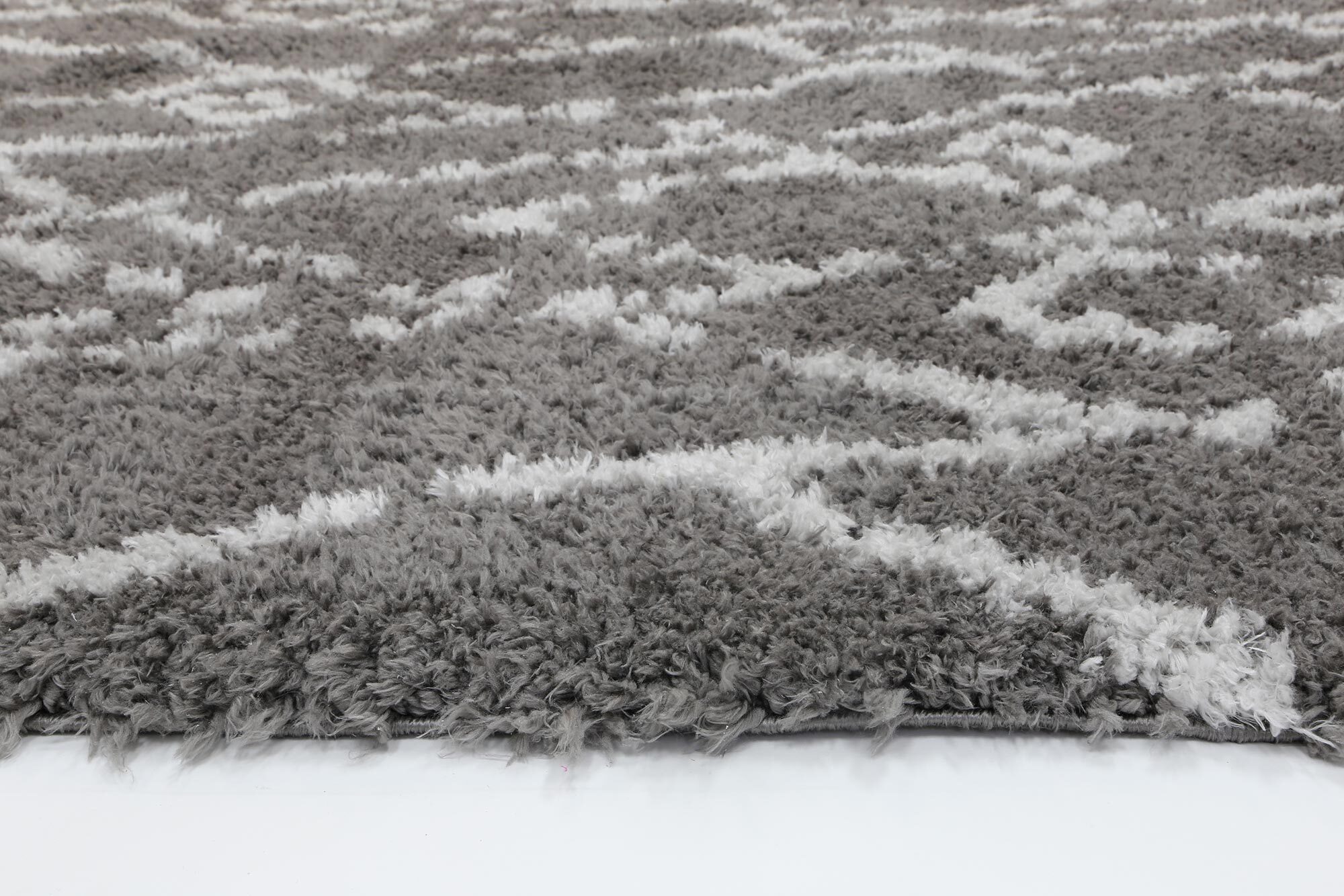 Maya Grey Moroccan Tribal Rug