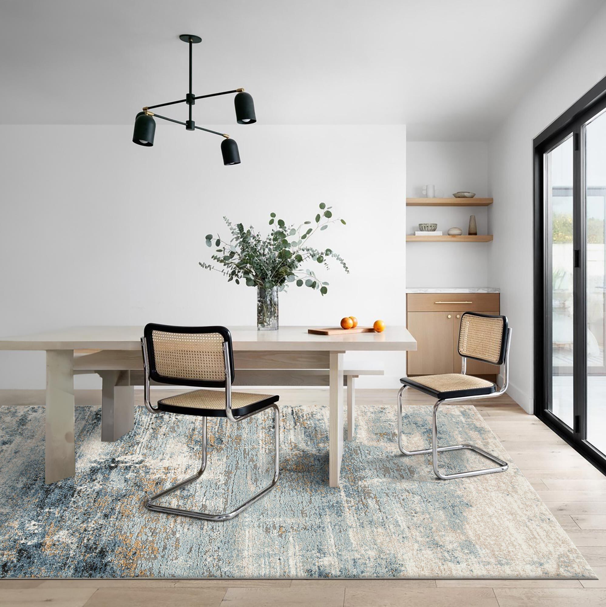 Large View Mineral Modern Abstract Rug