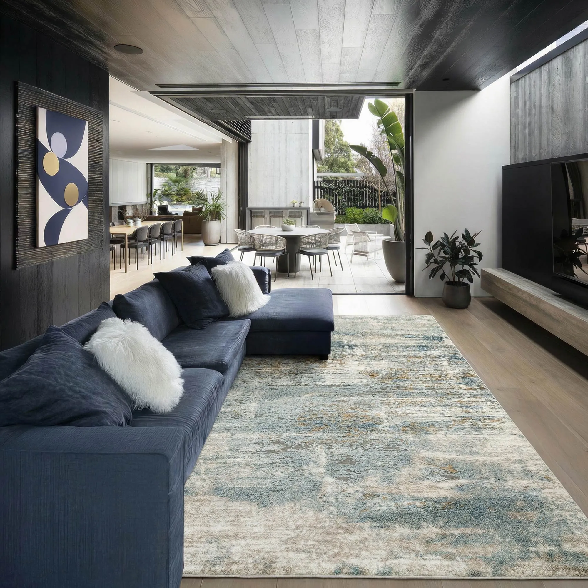 Mineral Abstract Rug
