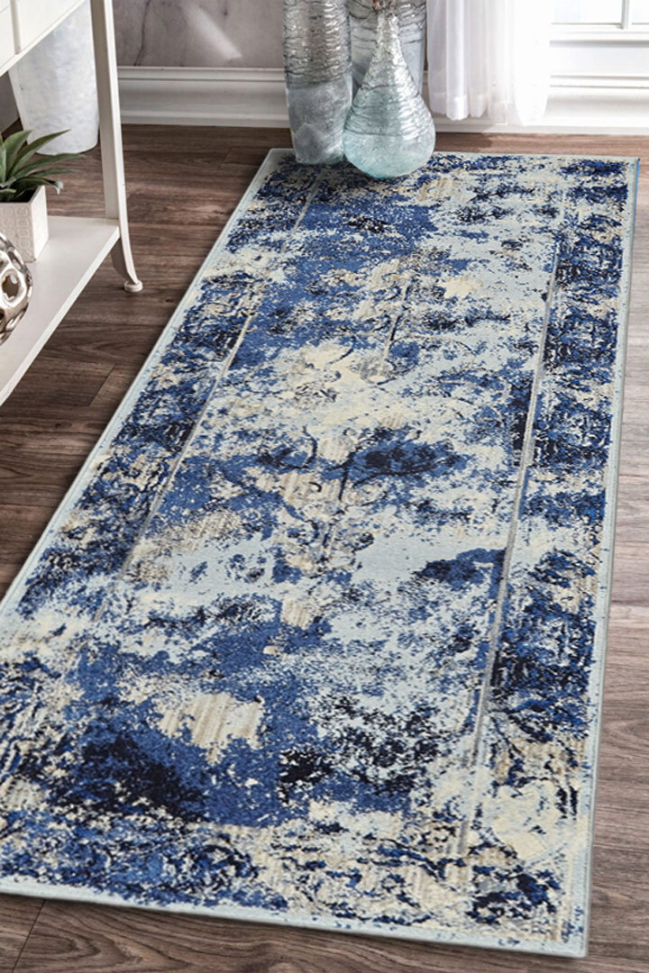 Melissa Blue Transitional Rug