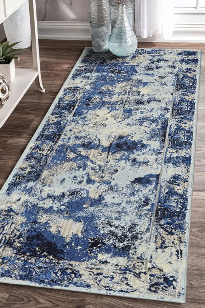 Large View Melissa Blue Transitional Rug