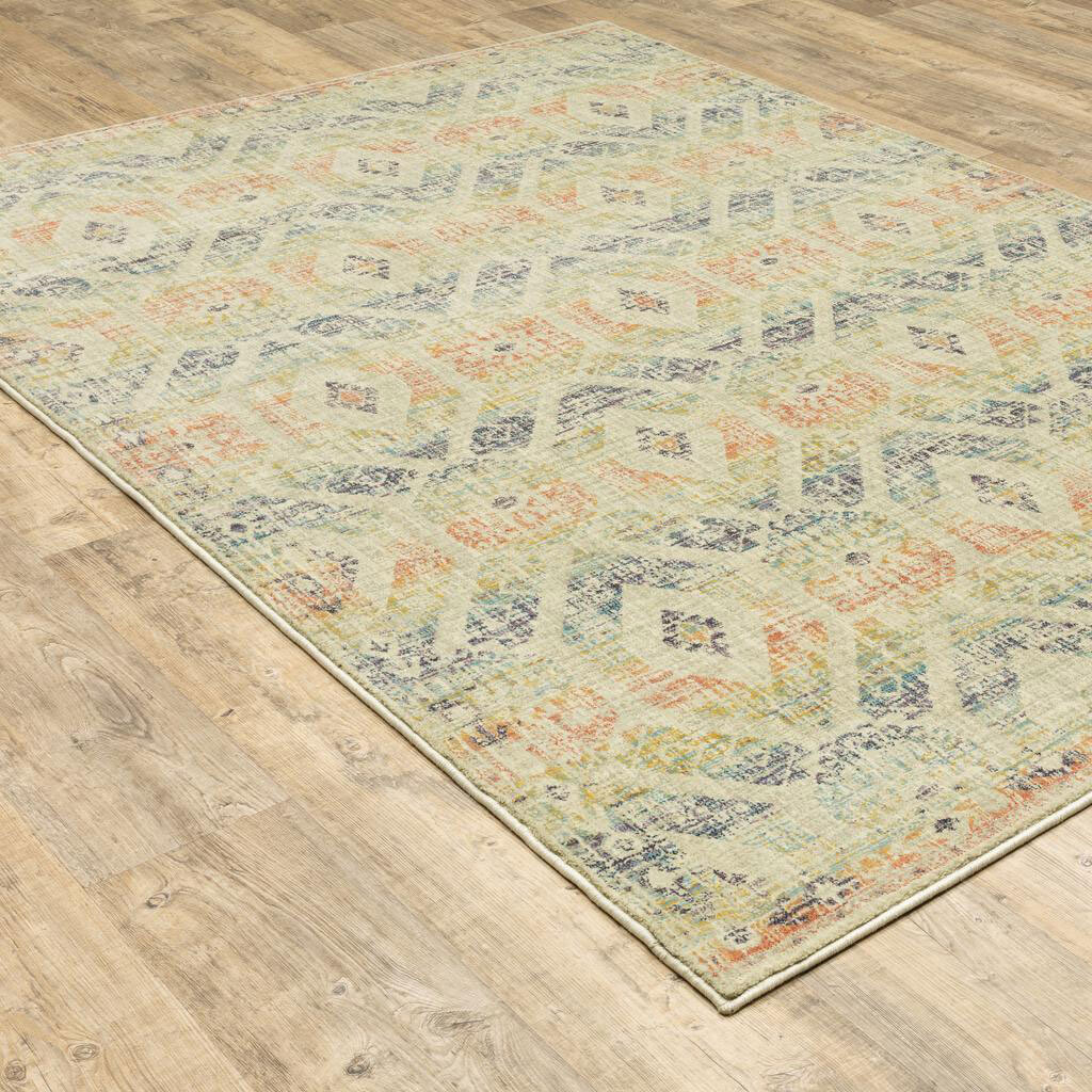 Large View Myla Traditional Geometric Rug