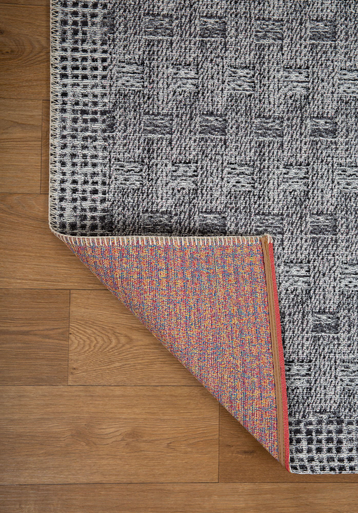 Large View Marly Basket Weave Pattern Rug