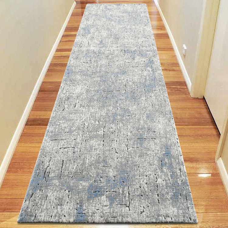 Morris Blue Contemporary Rug
