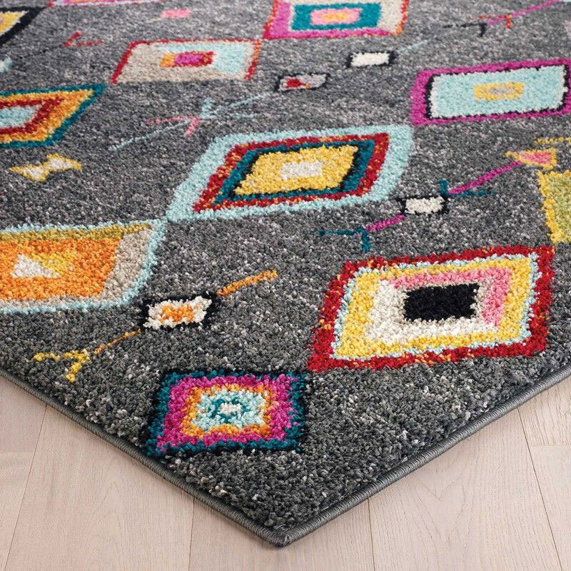 Nordic Moroccan Diamond Rug