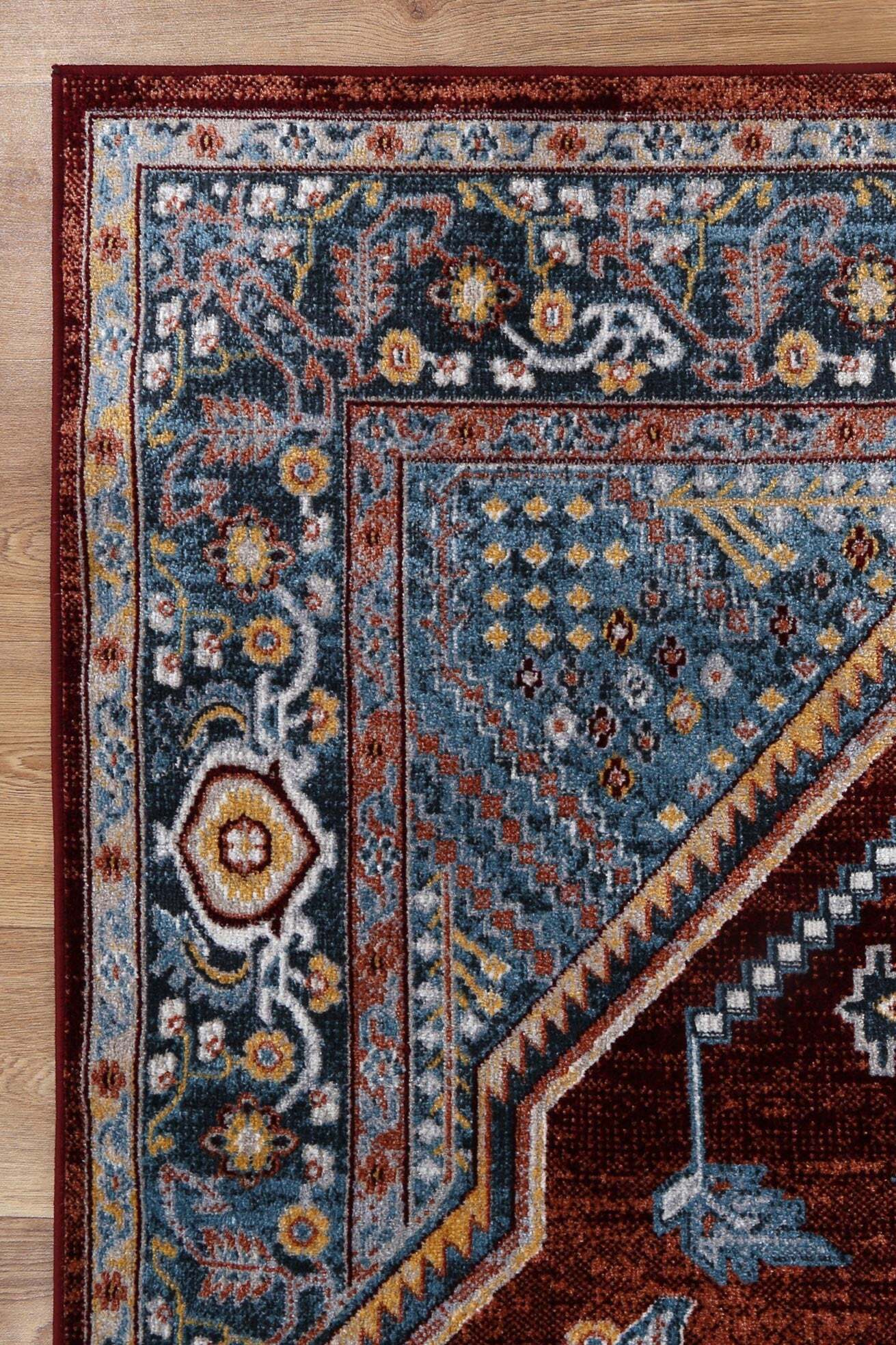 Large View Oasis Traditional Medallion Rug