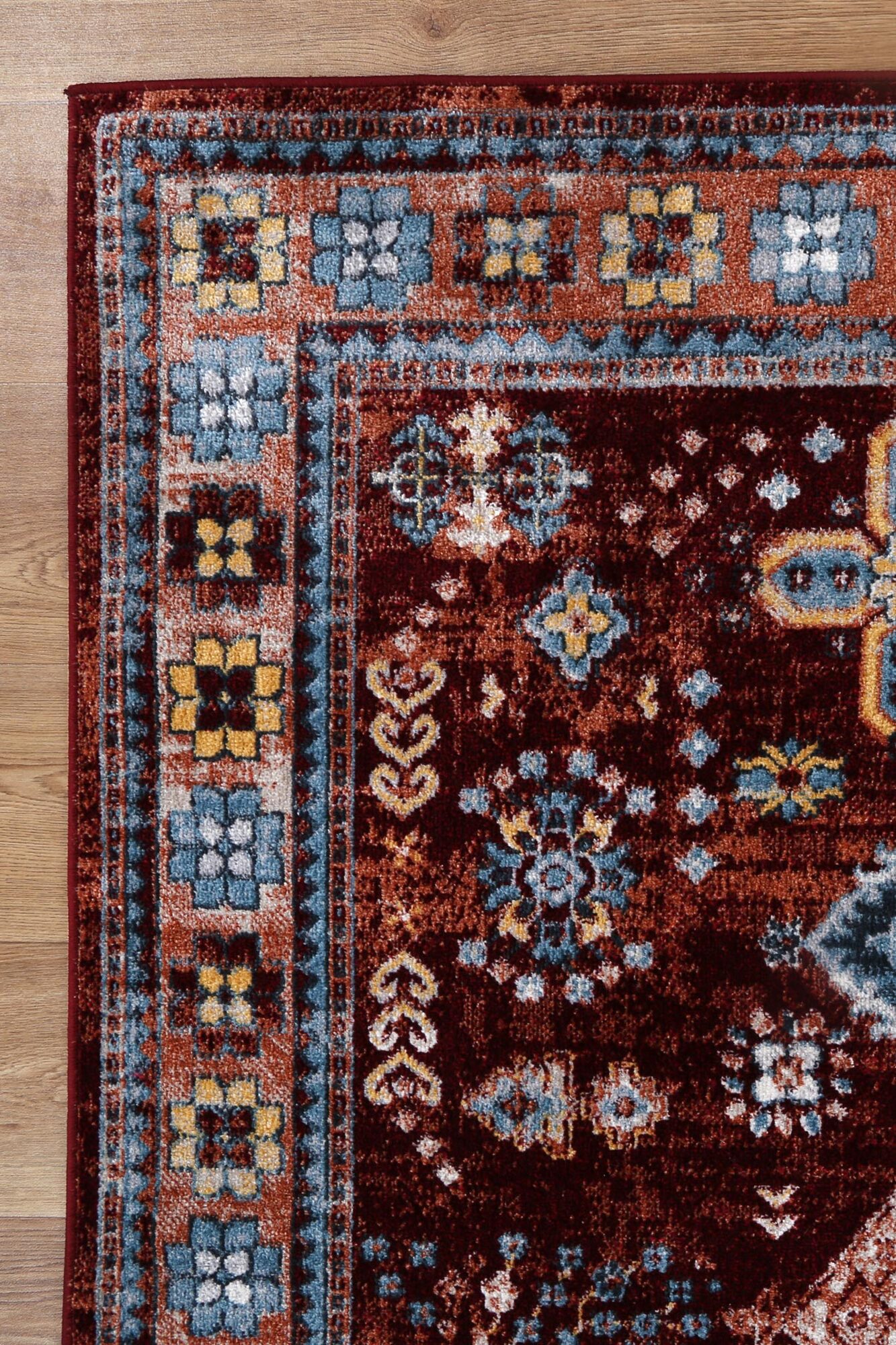 Large View Oasis Tribal Medallion Rug
