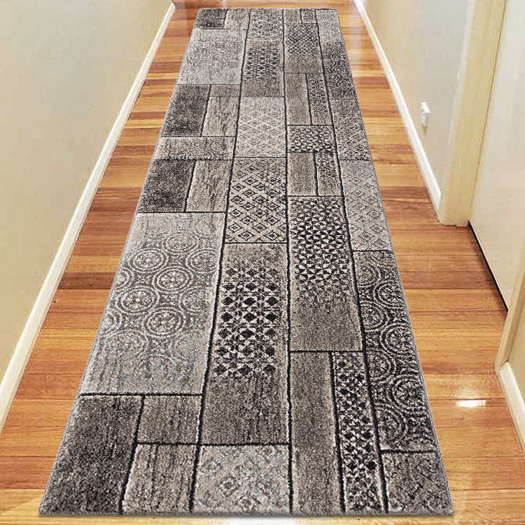 Orel Brown Wood Panel Rug