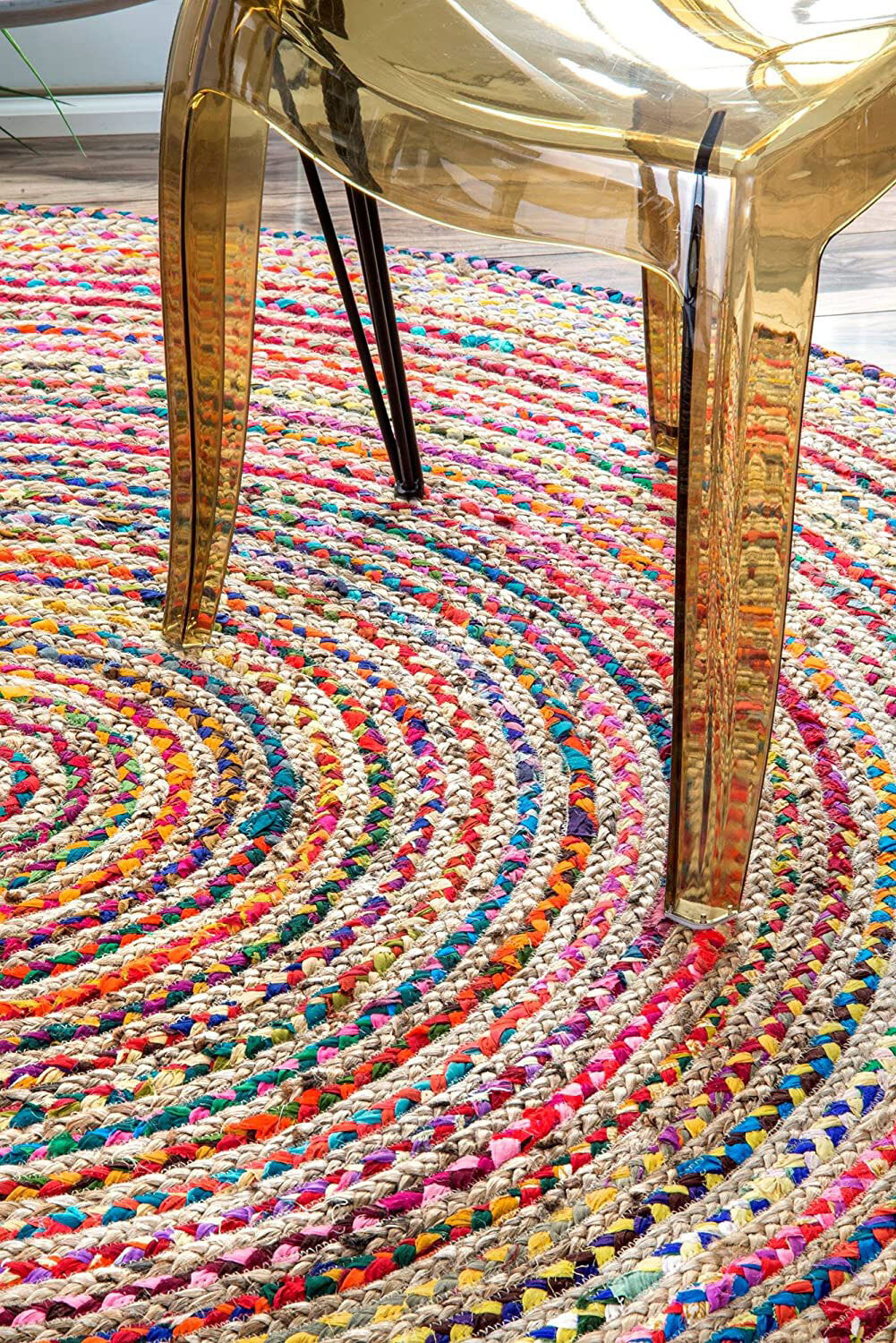 Polly Hand Braided Round Rug