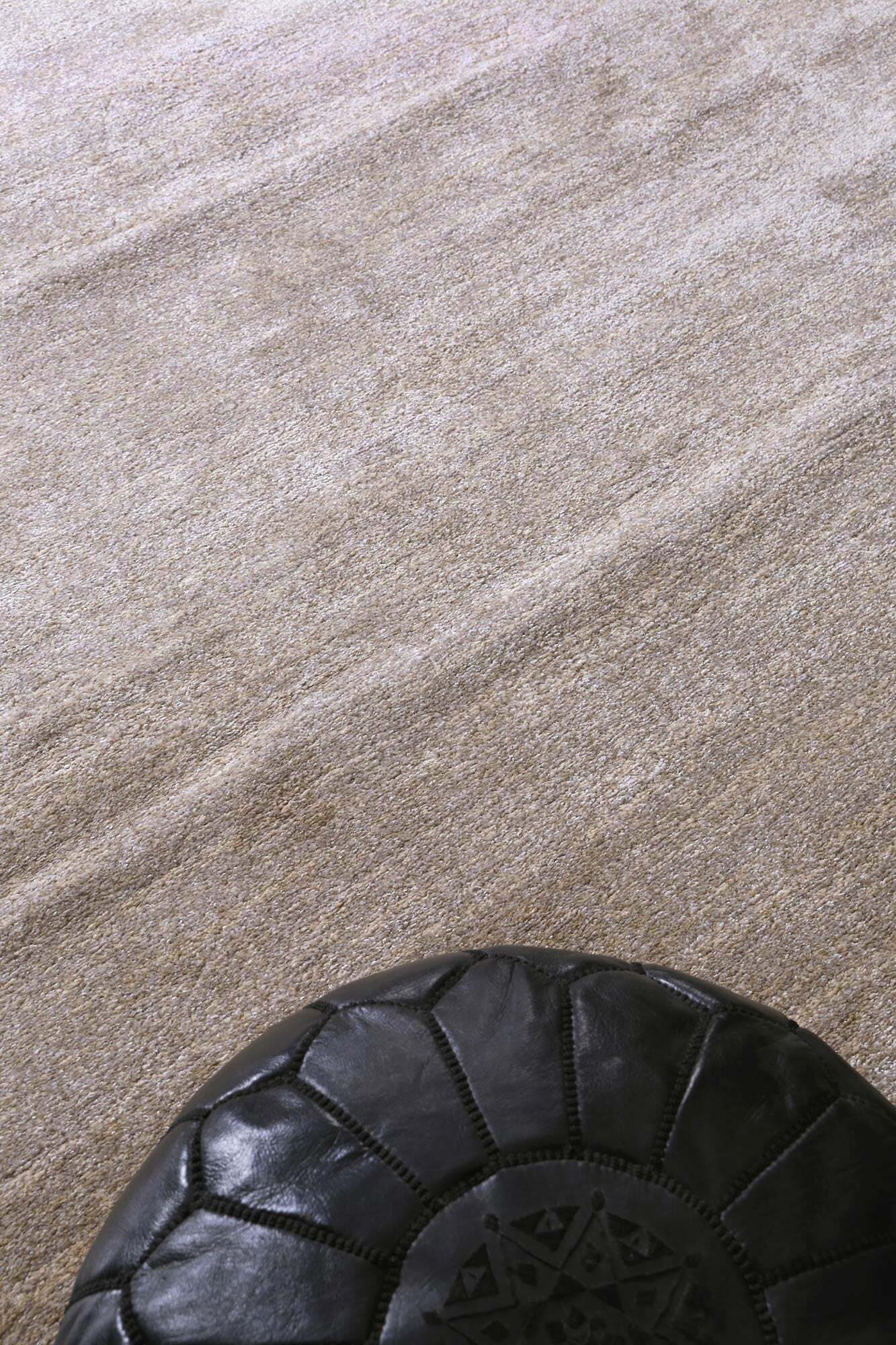 Pave Plain Modern Beige Rug