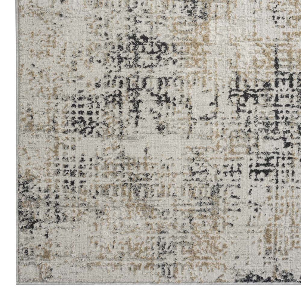 Large View Pearl Striped Contemporary Rug