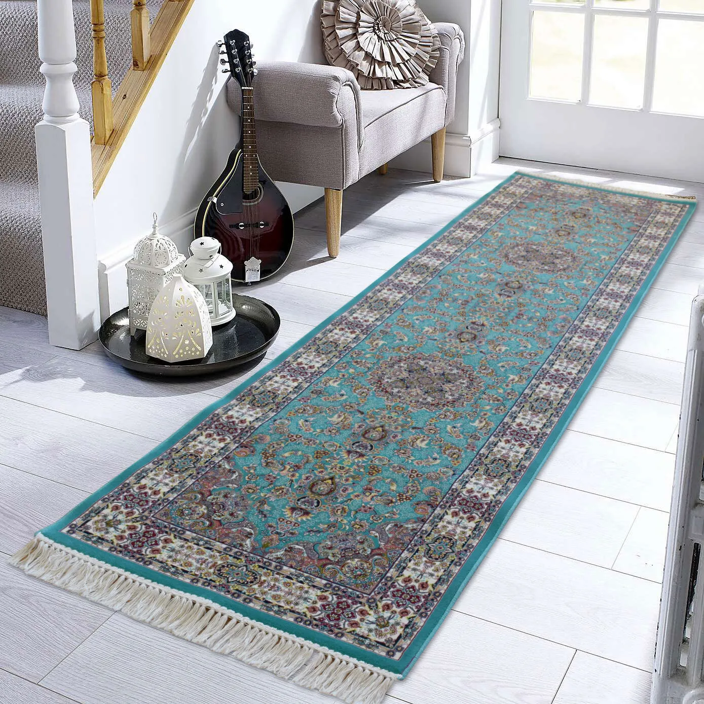 Parsa Blue Medallion Oriental Rug