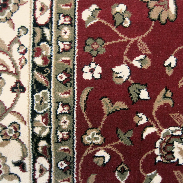 Preston Red Traditional Floral Rug
