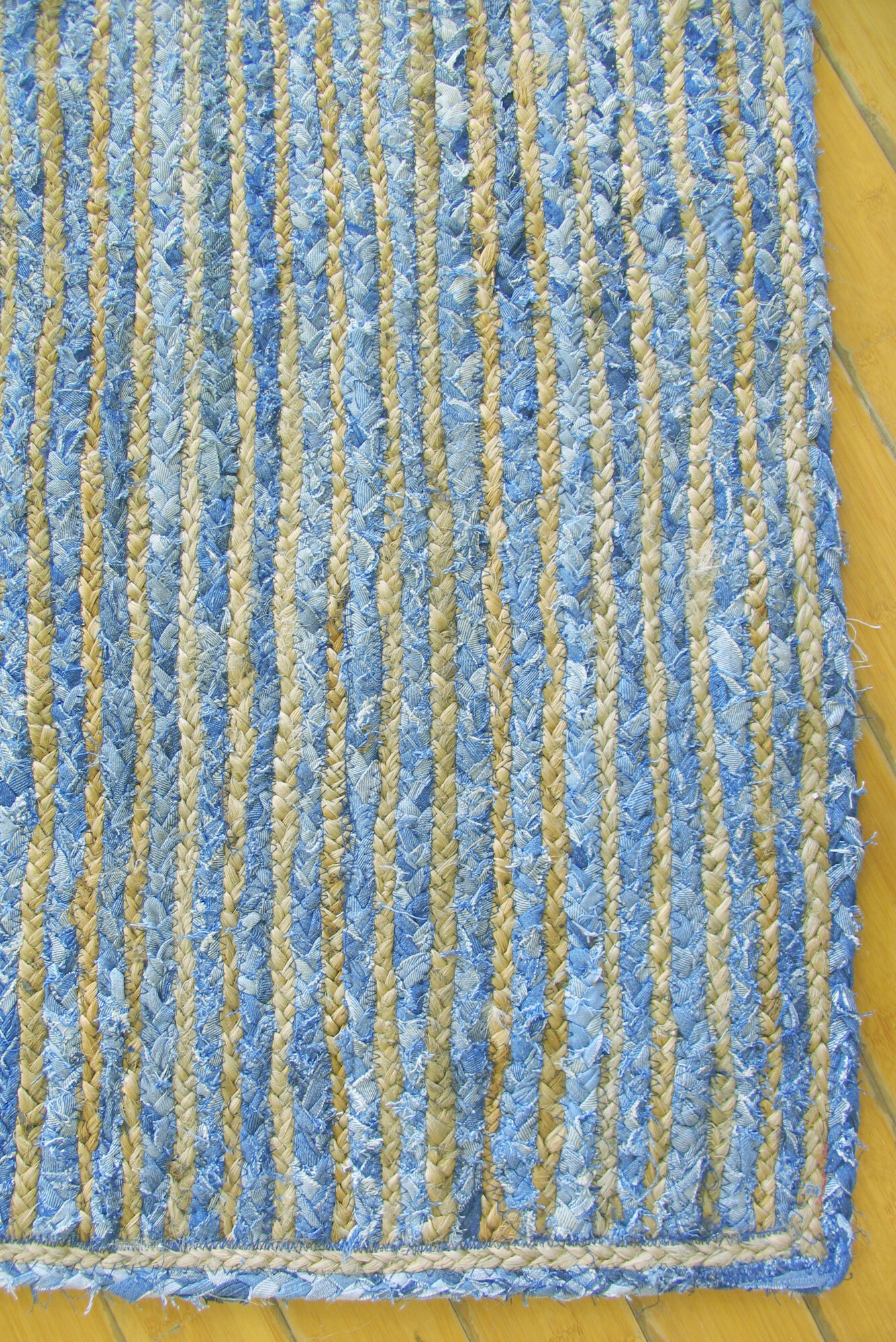 Ravine Denim & Jute Braid Rug