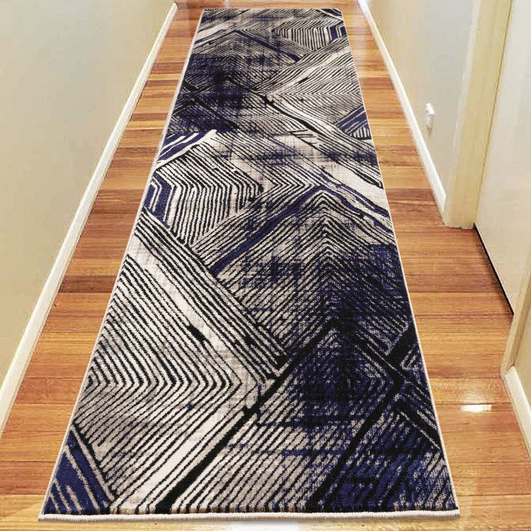 Large View Sade Transitional Geometric Rug