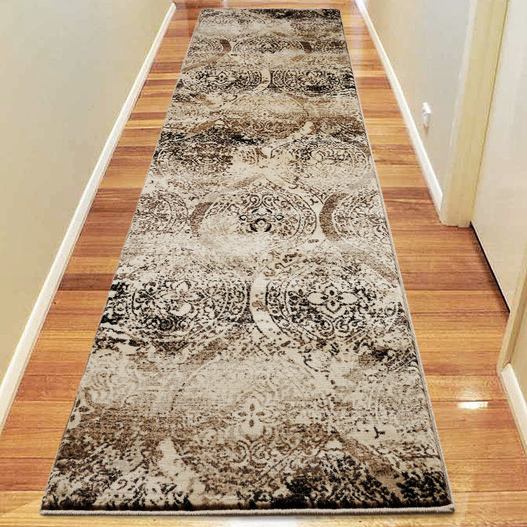 Large View Sade Beige Contemporary Rug